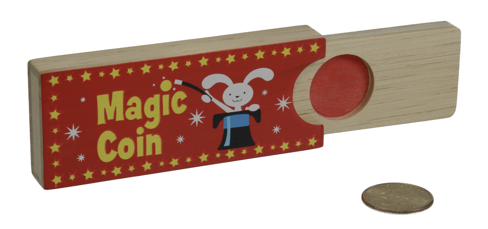 Disappearance Of Coins Coin Box Magic Props Magic Box Close Up Micromagic Toys 