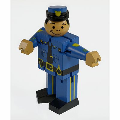 Mini Police Man (Display of 12)